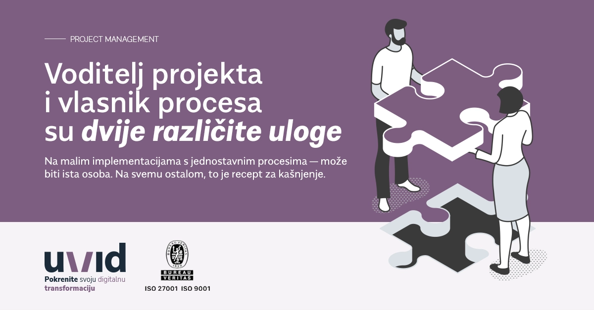 Project manager and process owner are different roles