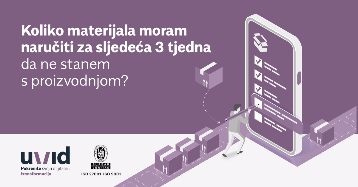 Uvid narudzba materijala